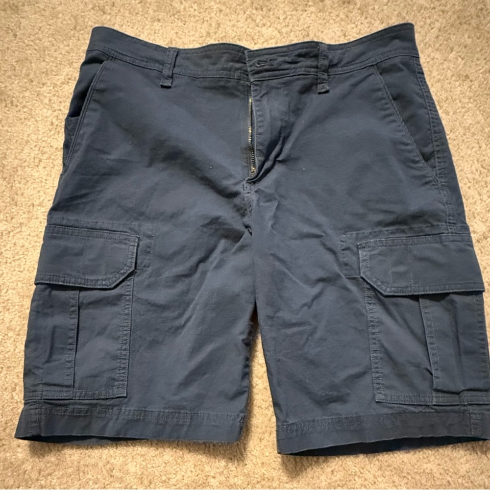 Men's Navy Cargo Shorts